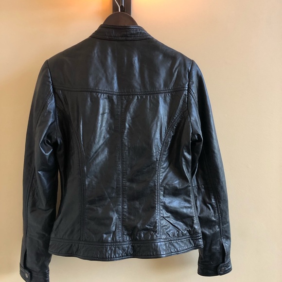 Danier Black Leather Jacket - Picture 1 of 3